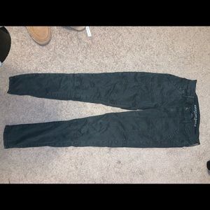 Forest Green American Eagle Jeggings